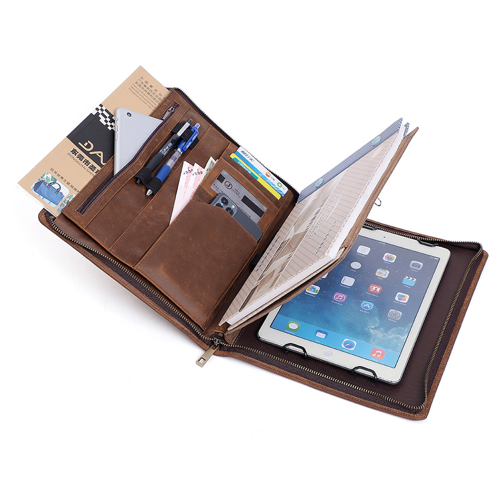 Leather Work Folio - Рабочая фолио для мужчин и женщин,