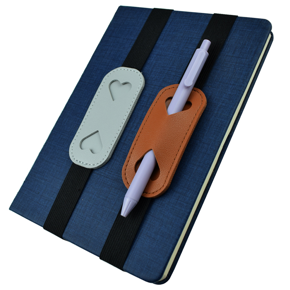 Leather Work Diary - Эластичный держатель для ручек из искусственной