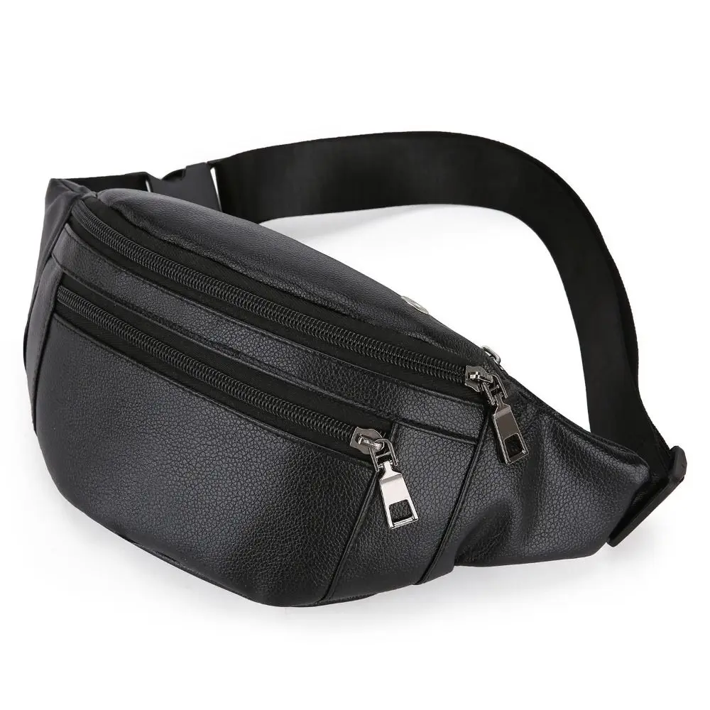 Leather Work Bag Men - Многофункциональная сумка-кошелек через плечо для активного
