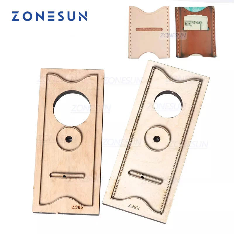 Leatherwork Templates - ZONESUN C2 держатель для банковских кредитных