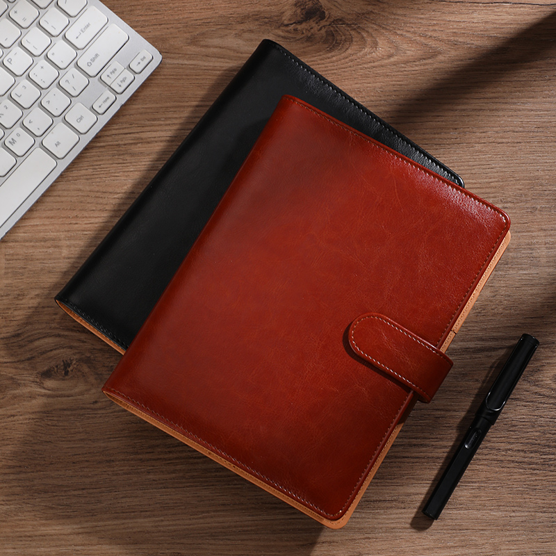 Leather Work Diary - Деловой кожаный блокнот на 6 кольцах,