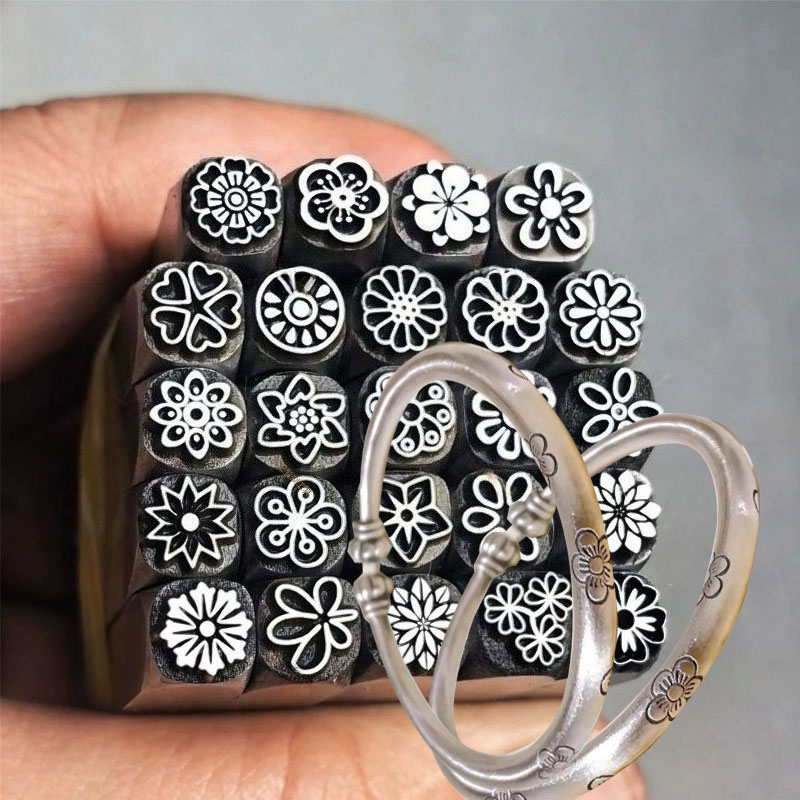 Leatherwork Flowers - Инструмент для тиснения по металлу с