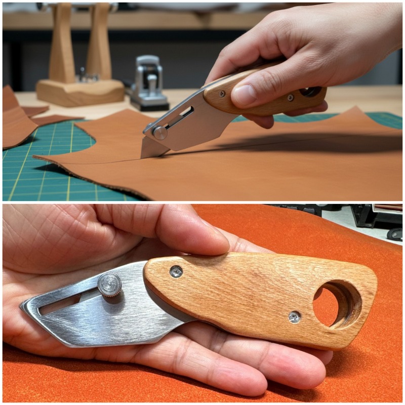 Трапециевидный нож из нержавею – обзор и цена Leatherwork Knives