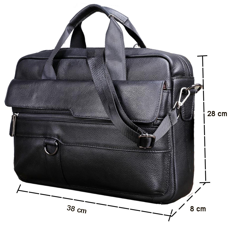 Большая мужская сумка из натур – обзор и цена Leather Work Bag Men