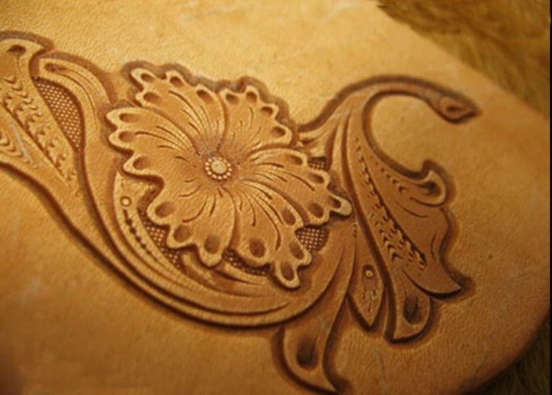Штамп-форма для гравировки по  – обзор и цена Leatherwork Flowers
