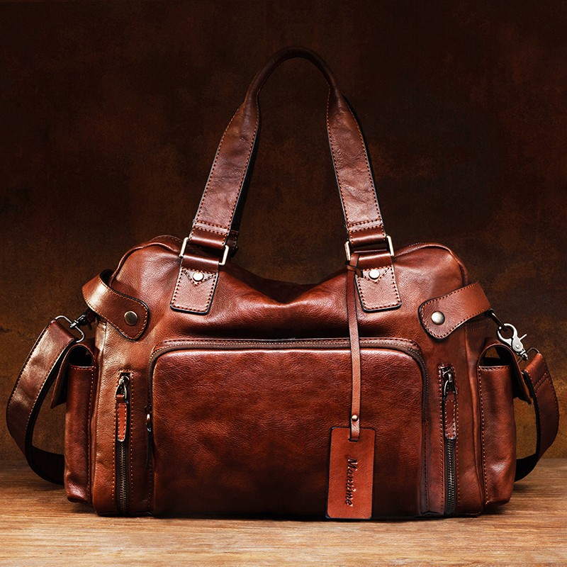 Винтажная мужская сумка из лас – обзор и цена Leather Work Bag Men