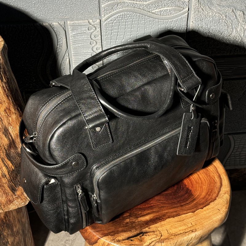 Винтажная мужская сумка из лас – обзор и цена Leather Work Bag Men