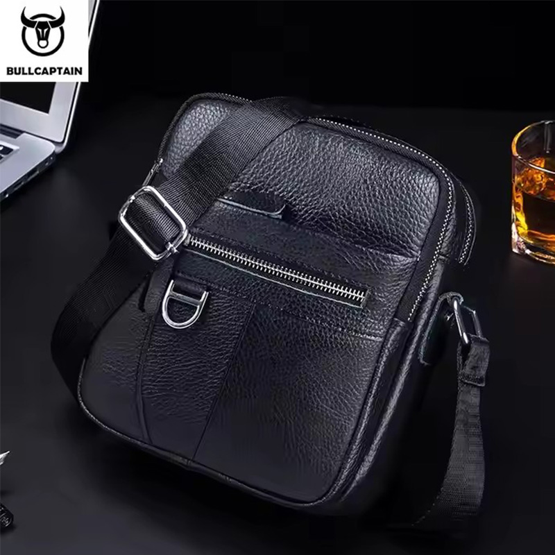 BULLCAPTAIN Мужская кожаная су – обзор и цена Leather Work Bag Men