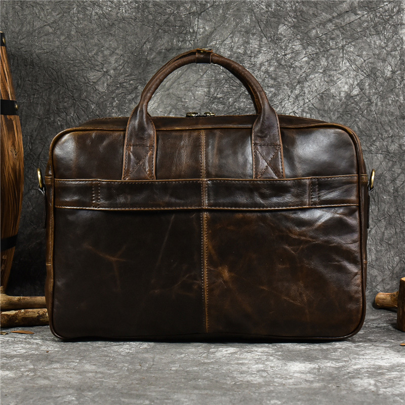 Роскошная сумка из натуральной – обзор и цена Leather Work Bag Men