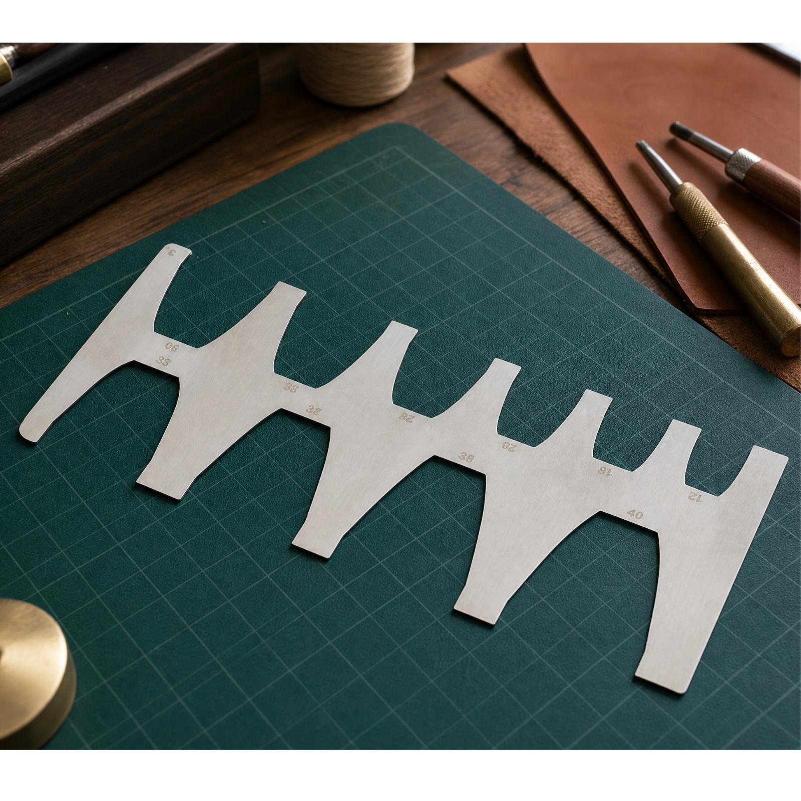 Шаблон-линейка для обработки к – обзор и цена Leatherwork Templates