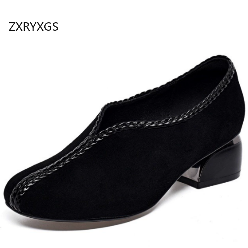 Туфли женские из овечьей кожи  – обзор и цена Leather Work Women Shoes