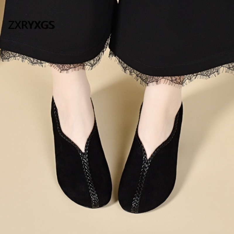 Туфли женские из овечьей кожи  – обзор и цена Leather Work Women Shoes