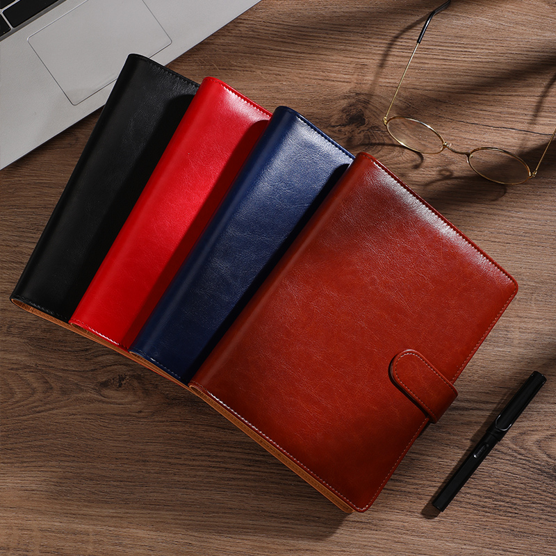 Деловой кожаный блокнот на 6 к – обзор и цена Leather Work Diary