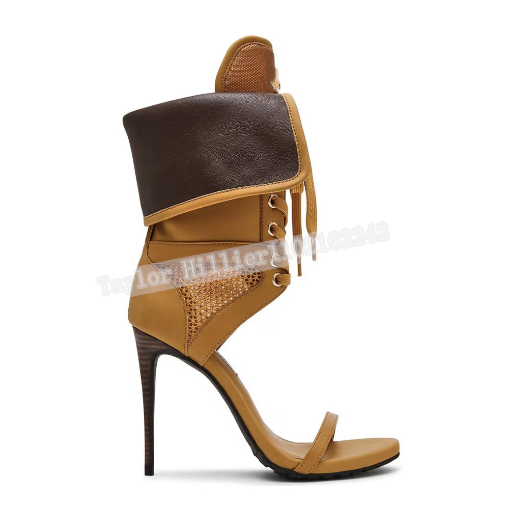 Женские босоножки на шпильке с – обзор и цена Leatherwork Rivets
