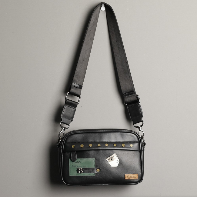 Модная уличная сумка через пле – обзор и цена Leather Work Bag Men